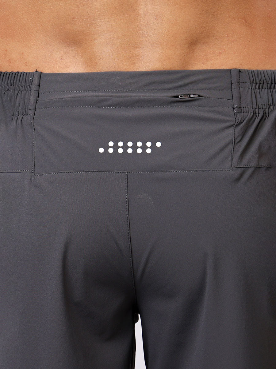 Charcoal Grey Fitted Shorts – Sweat-Wicking, Ultra-Light, Everyday Comfort