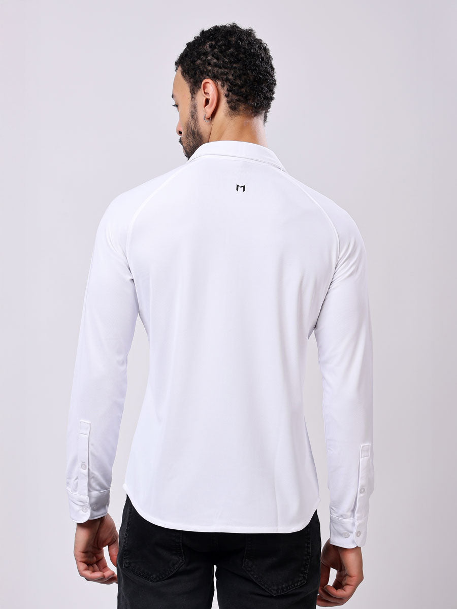 All Day White Shirt – 4 Way Stretch, Wrinkle Free, Moisture Wicking