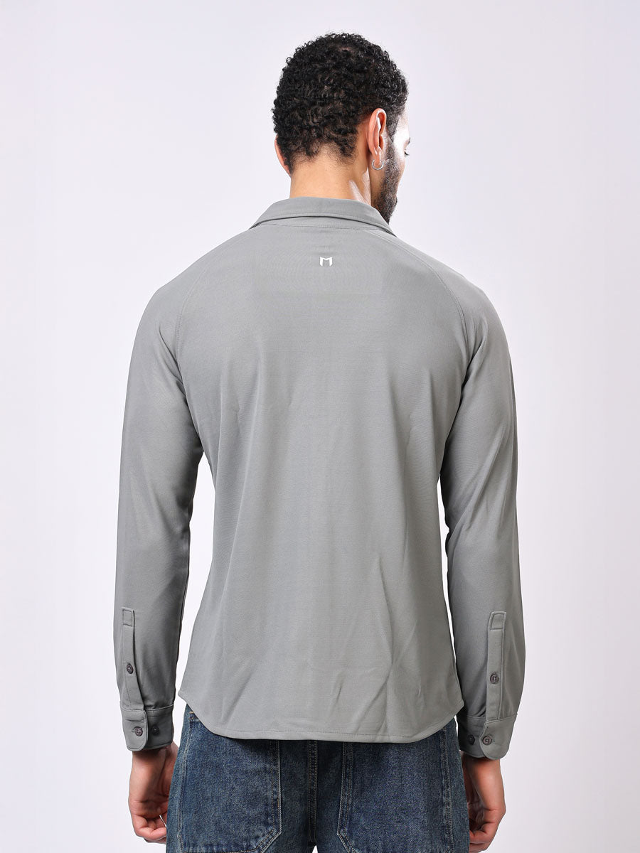 All Day Light Grey Shirt – Wrinkle Free, Shape Retaining, Lightweight Feel
