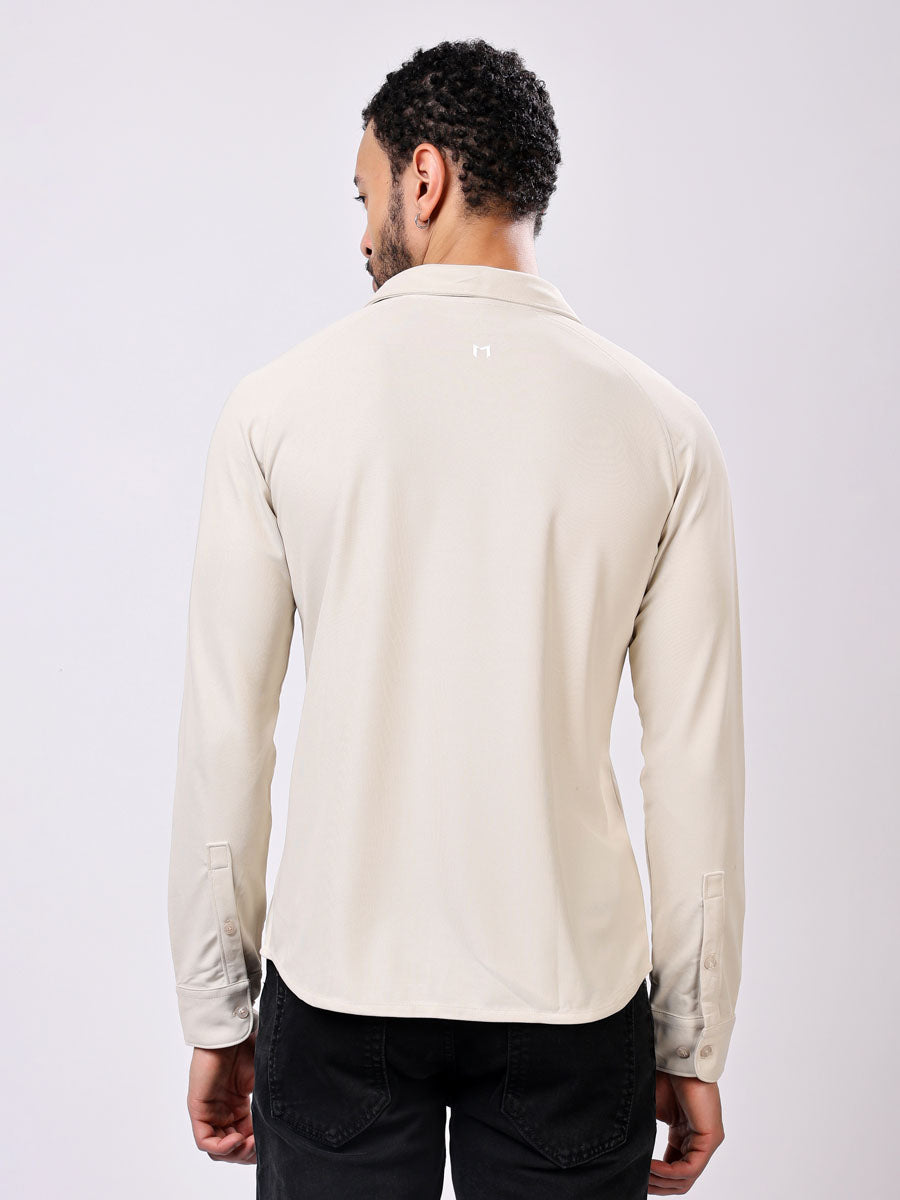 All Day Off White Shirt – Soft Touch, Wrinkle Free, Ultra Stretch