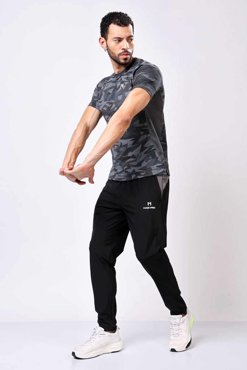 Men’s Grey Printed T-Shirt – Ultra-Soft, Lightweight, Modern Look