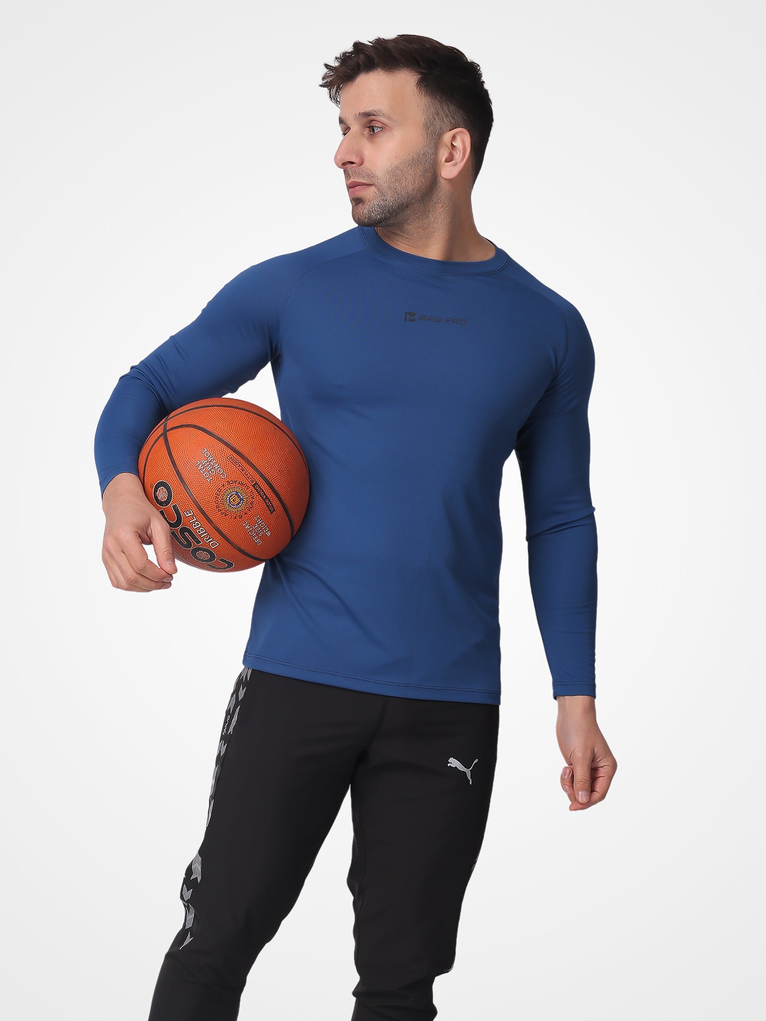 Plain Ultramarine Blue RoundNeck Full Sleeve Tee