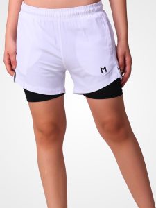 White Dual Shorts – Feather Light, Fresh Feel, Versatile Style - Image 5