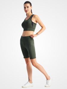 Olive Short Co-Ord Set - Image 3