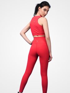 Premium Plain Fiery Rose Co-ord Set - Image 6