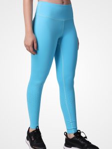 Turquoise High Waist Ensurance Laser leggings - Image 4