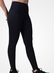 Black Plain Leggings - Image 3