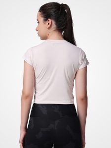 Stretch & Crop Off White Top - Image 5