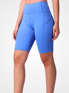 Electric Blue Cycling Shorts - Image 3