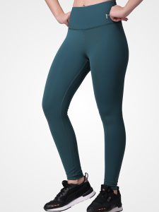 Pine Green Structured Leggings - Image 3