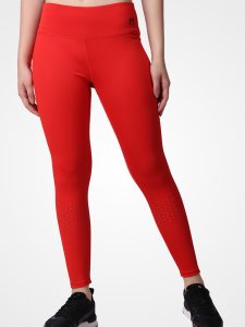 Red Plain Leggings - Image 3