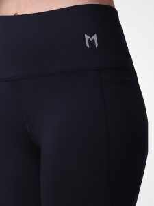 Dark Blue Plain Leggings - Image 3